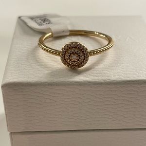 Pandora 14k solid gold ring, size 60